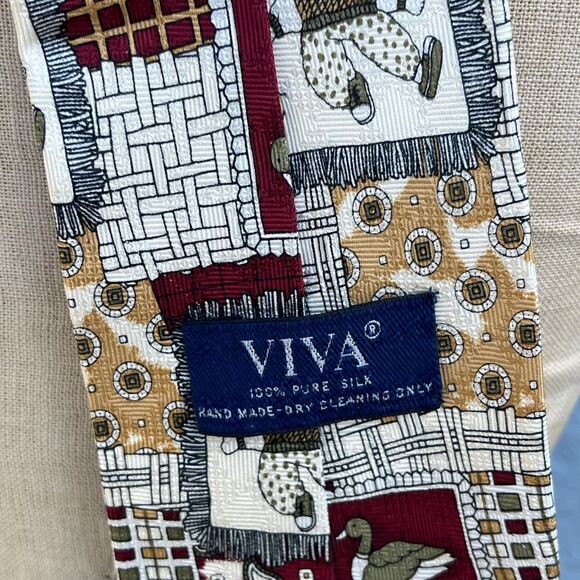 Vintage 90s Tie Clown Dill Novelty Print Menswear Gift - Picture 8 of 8